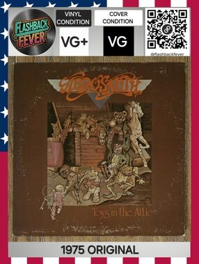 AEROSMITH•Toys In The Attic•1975 US (#PC 33479) Pitman Pressing